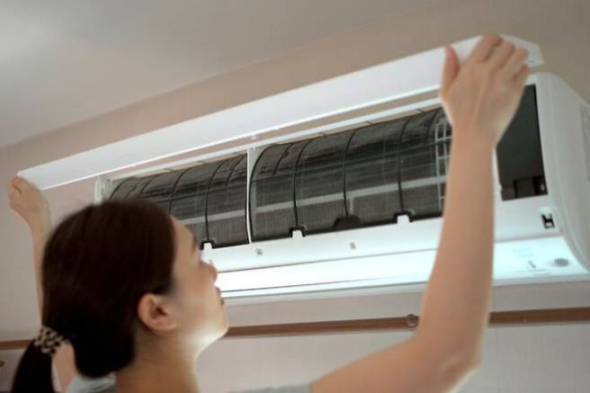 에어컨 송풍팬 청소 전후